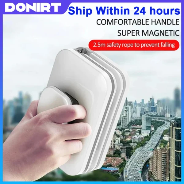 NEW Magnetic Window Cleaner Double-sided Window Cleaning Brush Glass Wiper Cleaning Tools outside window cleaner For High Rise
