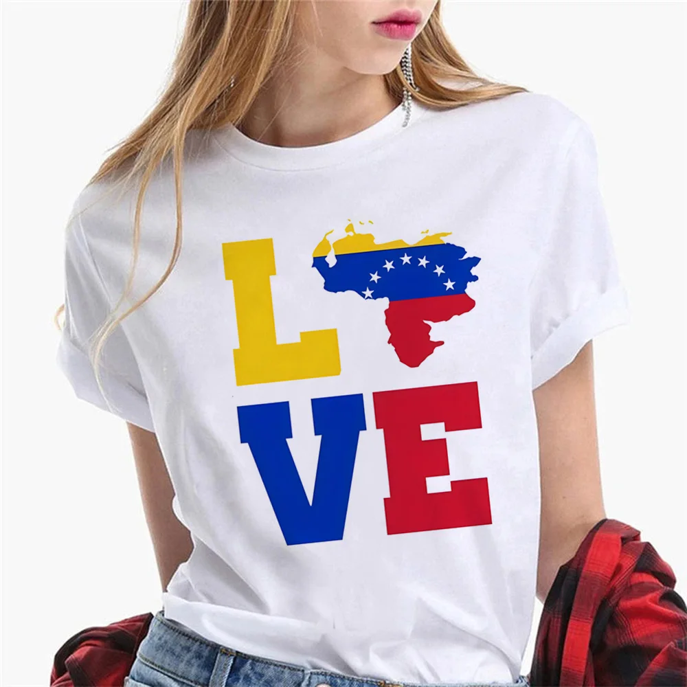 image_1 Venezuela tshirt women graphic t shirt girl y2k clothes - Image 1